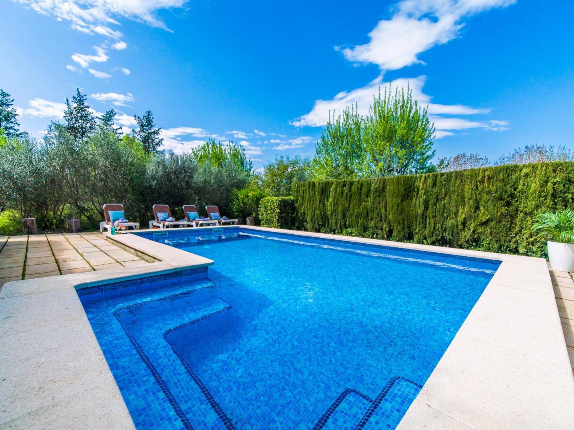 With Pool In Mallorca Selva (Mallorca)